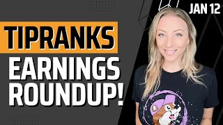 TipRanks Earnings Roundup Earnings Season Kicks off DAL Drops of Forecast JPM Gains  More [upl. by Nnayr]