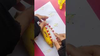 Banana craft idea 🍌 youtubeshorts gift [upl. by Iatnahs593]