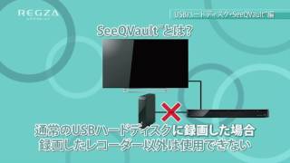 徹底解説：USBハードディスク・SeeQVault™ 編【レグザブルーレイ 2016～2017年モデル】 [upl. by Ssalguod]