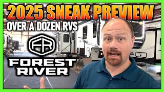 Sneak Peek at OVER a DOZEN New 2025 Forest River RV Models amp Updates [upl. by Trillbee]