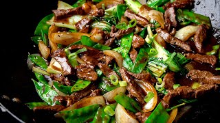 Super Quick amp Super Tasty Beef Stir Fry with Hoisin Sauce [upl. by Esdras]