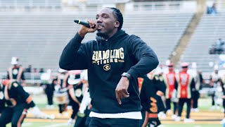 Deezy On Da Beat performing “GramFam Anthem” with GSU World Famed Marching Band [upl. by Standley]