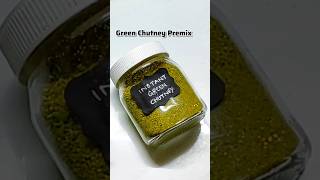 Green Chutney Premix Recipe shorts short shortfeed yummyfoodbites [upl. by Dlared]