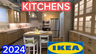 IKEA Kitchen 2024 New Designs Tour NEW YEAR  Kitchen Cabinets USA [upl. by Huttan4]