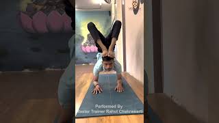 How to do Scorpion Pose  Vrschikasana Tutorial with Master Trainer Rahul scorpionpose [upl. by Kinsler]