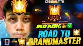 DIAMOND TO GRANDMASTER JORNEY IN SLO MATCH COMPLETE ✅😱GARENA FREE FIRE crushff grandmasterpush [upl. by Leahey]