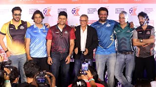 Press Meet Of Actors Cricket Bash 24  Sharad Kelkar Aly Goni Manav Gohil Shabir Ahluwalia [upl. by Llenil]