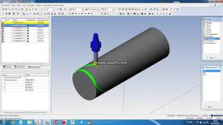 ProCAM Cad Cam programação com Esprit 4º eixo [upl. by Ttehc461]