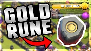 MAX GOLD GOLDRUNE GEBRUIKEN  Clash of Clans NEDERLANDS 136 [upl. by Kries82]