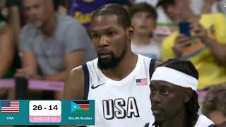 USA vs South Sudan Mens Basketball  Live Highlights  2024 Olympics 3172024 [upl. by Bernstein516]