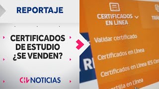 REPORTAJE  ¿Se venden El tráfico de los certificados de estudio Mineduc [upl. by Rotow]