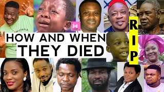 31 Famous Nollywood Actors Who Died in Each Year 2010  2024 [upl. by Grodin288]