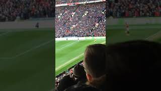 Lingard’s winning goal vs Chelsea  Fans view [upl. by Carrillo]