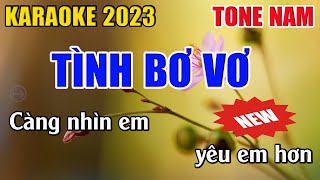 Tình Bơ Vơ Karaoke Tone Nam  E  Đăng Khôi Karaoke  Beat 2023 [upl. by Irallih]