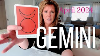 GEMINI  Take This RISK GEMINI  April 2024 Monthly Zodiac Tarot Reading [upl. by Adlay365]