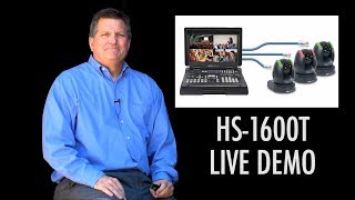 HS1600T Kit Demo  HDBaseT Switcher 3 PTZ Cameras  HD Field Monitor [upl. by Innek790]