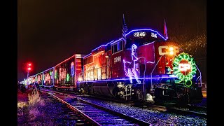 Holiday Train 2023 Hankinson ND CPKCrail [upl. by Leschen172]