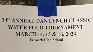 2024 Boys Water Polo Parkway Central MO vs Lyons Township  Varsity  Fenwick Invitational [upl. by Shiverick]