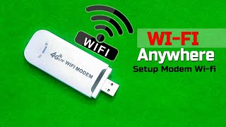 4G USB Wifi Modem Setup Change USB Modem Wifi Name and Password using Mobile Modem wifi setup [upl. by Naret]