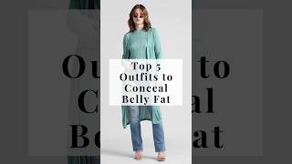 How to hide Belly Fat 🤩 How to look Slim without exercise 😍 fashion tips fashion shorts trending [upl. by Ellahcim]