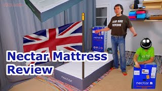 Nectar mattress review  UK memory foam mattress tests  2019 [upl. by Enomahs]