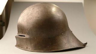 15th century sallet  a popular medieval helmet [upl. by Dasa]