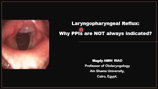 Laryngopharyngeal reflux Why PPI are NOT always Indicated [upl. by Latea580]