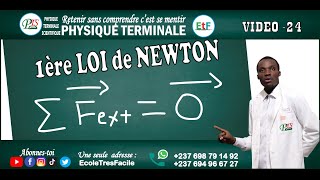 Physique Terminale 24  première loi de newton  principe dinertie [upl. by Giuditta]