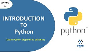 Lecture1 What is PythonPython Programming Complete playlist Introduction to Python for Beginners [upl. by Ihcur]