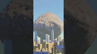 Asteroid Bennu  Size comparison with skyscrapers [upl. by Marquardt]