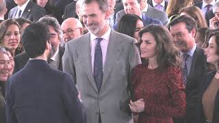 SSMM los Reyes inauguran oficialmente la 39 edición de la Feria ARCO [upl. by Llirrehs454]