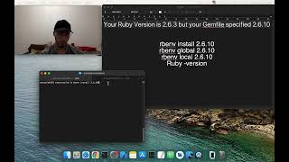 Your Ruby version is 263 but your Gemfile specified 2610 Solved [upl. by Sikleb450]