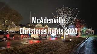 MCADENVILLE CHRISTMAS LIGHTS 2023 [upl. by Rosalynd]