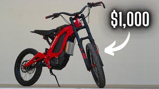 1000 Suspension  Marzocchi Bomber 58  Sur Ron Ebike Upgrade [upl. by Stafani]