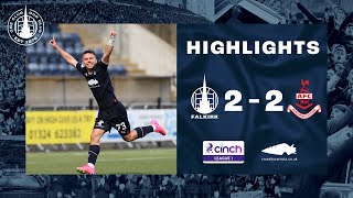 Falkirk 22 Airdrieonians  Highlights [upl. by Lleder]