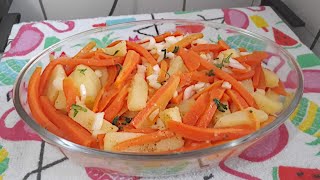 Salada de Cenoura com Batata SIMPLESRÁPIDA E DELICIOSA [upl. by Owens]