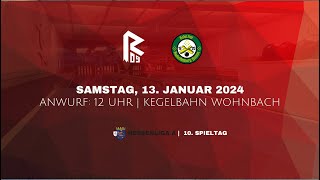 10 Spieltag  R09 Wölfersheim vs Bahnfrei Damm 2  LiveStream [upl. by Hgielram670]