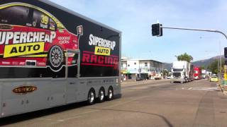 V8 Supercars Transporter Parade Townsville 2011 [upl. by Hallsy]