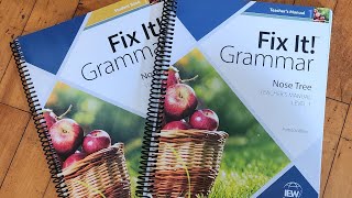 IEW Fix it grammar curriculumreview homeschooling [upl. by Eceinehs816]