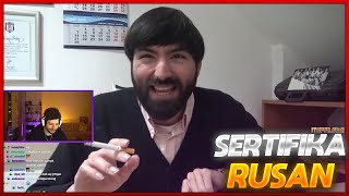 HYPE  Deep Turkish Web SERTİFİKA RÜŞAN VİDEOSUNU İZLİYOR [upl. by Elaen]