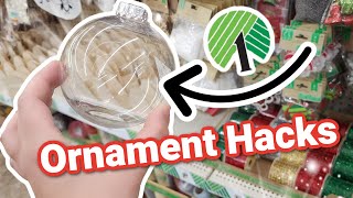 Grab 1 Ornaments From Dollar Tree for these UNBELIEVABLE HACKS genius DIYS you need to see [upl. by Ahsekat453]