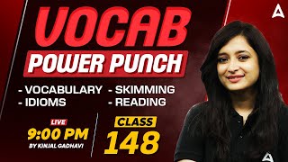 Most Important Vocabulary for Bank Exams  SBI  IBPS  RBI  15 Minute 148 Vocab Show by Kinjal [upl. by Innob]