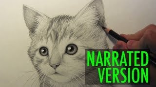 How to Draw a Kitten Narrated Step by Step [upl. by Biddle]