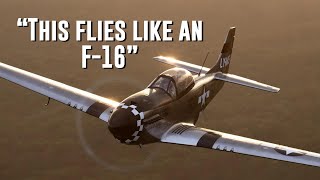 “This flies like an F16”  Navy Fighter Pilot TOPGUN adversary reviews the ScaleWings SW51 MUSTANG [upl. by Lowery]