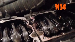 Cummins N14 Running With The Valve Covers Off After Overhead Adjustment  Video [upl. by Ria982]