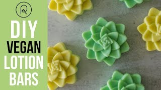 DIY Vegan Lotion Bars with Squalane Oil  Royalty Soaps [upl. by Olson]