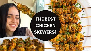 The Best CHICKEN SKEWER Recipe 30 Minute Dinner [upl. by Yasmine]