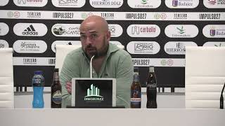 Rueda de Prensa de Luis Oliver tras el CD Badajoz 2  1 CD Azuaga [upl. by Cirnek]