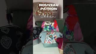 Nouveau patron  la trousse Vanity Ebben 😍 couture sewing diy [upl. by Nirrek]