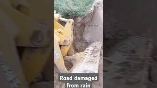 damaged road repairing [upl. by Narmi]